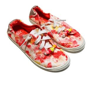 Justice Red and Yellow Kids Sneakers‎